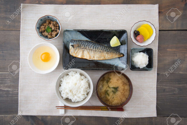 日本の朝食